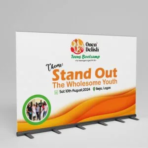 Backdrop Banner (8 x 7")