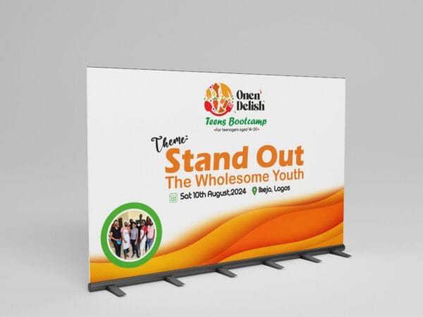 Backdrop Banner (8 x 7")