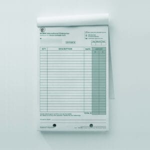 Invoice Booklet